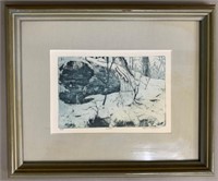 Limited Edition Print "Winter" Signed Lower Righ