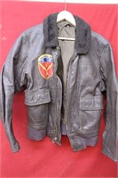 Genuine US Navy Leather Flight Jacket 70s