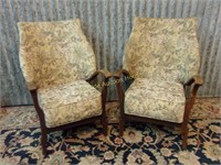 Deco Oak Club Comfy Chairs