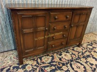Matching Oak Sideboard with Exposed Pegs and