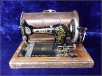Antique Jones Hand Crank Sewing Machine in