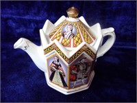 Sadler Teapot w/ King Henry VIII & His 6 Wives