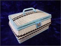 Woven Sewing Box with Notions