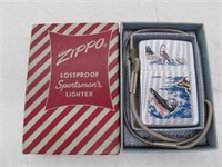 ZIPPO LOSSPROFF SPORTSMAN'S LIGHTER W/ OG BOX