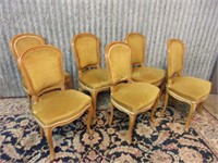 Matching Italian Velveteen Side Chairs in