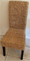 11 - WOVEN ARMLESS ACCENT CHAIR
