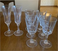 Wine glasses and crystal flutes - ZH