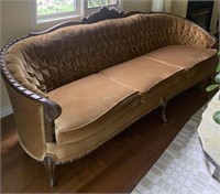 Beautiful vintage wood framed sofa - FL