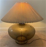 Oversized smoke glass lamp - T