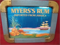 Vintage Myers Rum Bar Sign