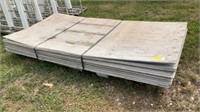 18 - 4x8 1/2" Aluminum Board