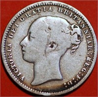 Great Britain 1 Shilling 1868 nr 94 silver