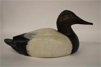 Carved Canvas Duck Decoy by Walter "Brother"