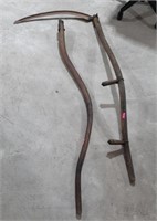 Hand Scythe and Extra Handle