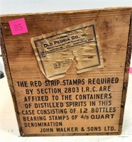 John Walker & Son's Wood Crate
