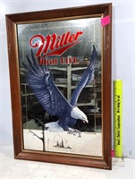 Miller High Life Eagle Mirrored  Sign