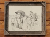 Roy Rogers KING OF THE COBOYS Drawing