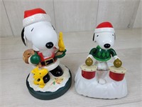 Snoopy Musical Drummer & Hallmark Peanut Cracker