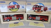 1993 & 1994 Corgi Fire Service Trucks - Vintage