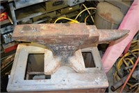 27" blacksmith anvil, stamped Steel 150 N