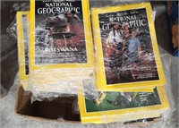 Large assortment of National Geographic magazines