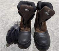 Men's Northwest Territories zip up winter boots,
