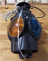 Antique railroad signal converted onto an