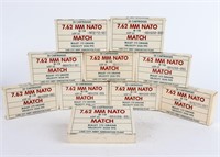 Ammo 200 Rds Lake City 7.62 NATO Match Cartridges