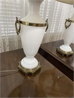 (2) White / Gold Table Lamp