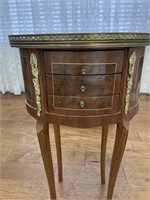 Round Petite Table With Gilding