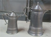 Aluminum Coffee Pots set of 2