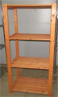 Wood Shelf 22" D 30" W 64" Tall