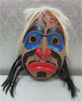 Native Carved Mask 14" Long 9" Wide