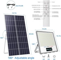 500W Solar Flood Lights Outdoor Motion Sensor