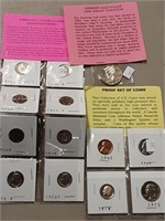 COIN LOT/ KENEDY GEM /PROOF COINS/ BRILLIANT DIMES