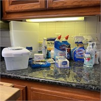 Lot of Cleaning w/ Personal Care Items