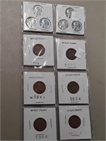 WAR PENNY AND WHEAT PENNY LOT