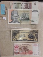 FOREIGN PAPER MONEY COLLECTION