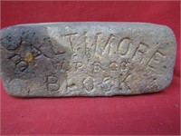 Antique Baltimore Brick Paver 1870s