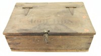 Lot #3026 - Rusty Harvey’s wooden tool box and
