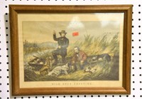 Lot #3073 - “Wood Duck Shooting” framed Currier