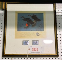 Lot #3074 - Ned Mayne 180 Delaware Duck stamp