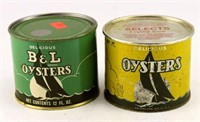 Lot #3100 - Milbourne Oysters Co. 12oz tin,