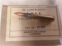 CALIBER UNKNOW LOOKS TO BE 30-06 (20 ROUNDS)