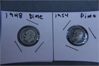 1948 and 1954 Dimes