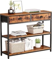 Furologee Console Table with 2 Drawers