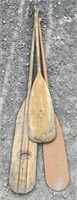 (CC) A set of 3 Wooden & Plastic Paddles
