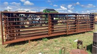 24ft Heavy Duty Metal Cattle Swing Gate