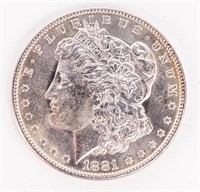 Coin 1881-O Morgan Silver Dollar, Gem BU-PL