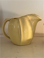 McCoy pitcher and Vtg yellow planter